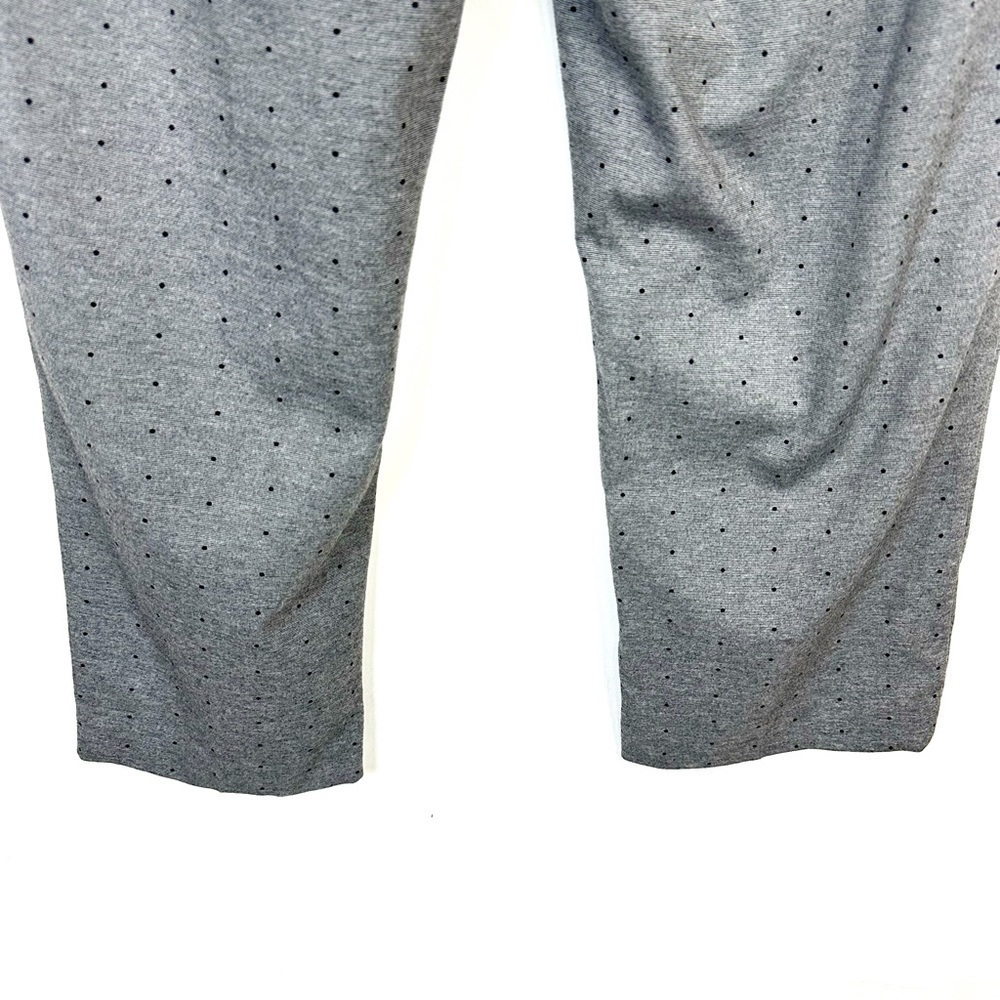Amanda + Chelsea Grey/Black Polkadot Drawstring Pants With Pockets Sz 12 NEW - Picture 7 of 10